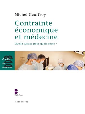 cover image of Contrainte économique et médecine